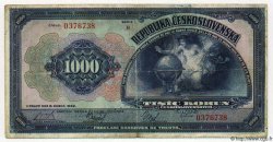 1000 Korun TSCHECHOSLOWAKEI  1932 P.025a fSS to SS