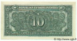 10 Korun CZECHOSLOVAKIA  1945 P.060 UNC