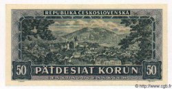 50 Korun CZECHOSLOVAKIA  1948 P.066a UNC-
