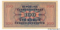 100 Korun Spécimen CHECOSLOVAQUIA  1945 P.067s FDC