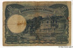 10 Rupees CEYLON  1944 P.036Aa F