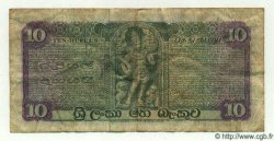 10 Rupees CEYLON  1968 P.69 F