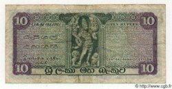 10 Rupees CEILáN  1975 P.74b BC a MBC