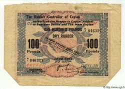 100 Pounds CEILáN  1941 P.- EBC
