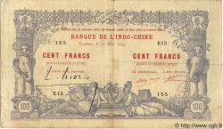 100 Francs NOUVELLE CALÉDONIE  1914 P.17 BC