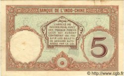 5 Francs NOUVELLE CALÉDONIE  1936 P.36b VF