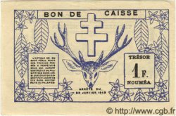 1 Franc NOUVELLE CALÉDONIE  1943 P.55b SPL