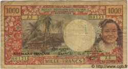 1000 Francs NOUVELLE CALÉDONIE  1983 P.64 VG