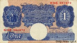 1 Pound INGHILTERRA  1940 P.367a SPL