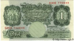 1 Pound INGHILTERRA  1950 P.369b FDC