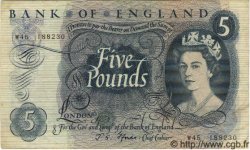 5 Pounds ENGLAND  1967 P.375b F