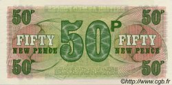 50 New Pence ENGLAND  1972 P.M049 UNC