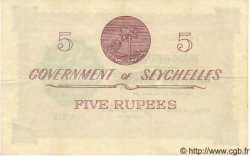 5 Rupees SEYCHELLES  1954 P.11a MBC+