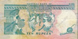 10 Rupees SEYCHELLES  1989 P.32 TB