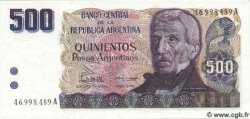 500 Pesos Argentinos ARGENTINA  1984 P.316 FDC