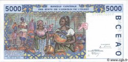 5000 Francs WEST AFRIKANISCHE STAATEN  1995 P.113Ad ST