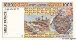 1000 Francs STATI AMERICANI AFRICANI  1994 P.811Td FDC