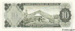 10 Pesos Bolivianos BOLIVIA  1962 P.154 FDC