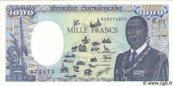 1000 Francs REPUBBLICA CENTRAFRICANA  1985 P.15 FDC