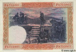 100 Pesetas SPAIN  1925 P.069c AU