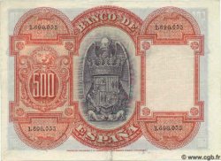 500 Pesetas SPANIEN  1927 P.073c VZ