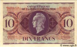 10 Francs GUADELOUPE  1944 P.27 VZ