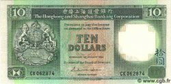 10 Dollars HONG KONG  1985 P.191a UNC