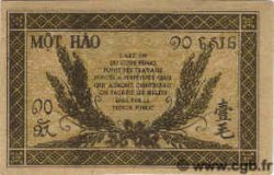 10 Cents FRANZÖSISCHE-INDOCHINA  1942 P.089a ST