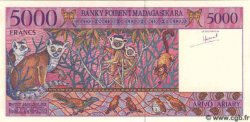 5000 Francs Ou 1000 Ariary MADAGASKAR  1995 P.078 ST
