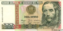 1000 Intis PERU  1988 P.136b UNC