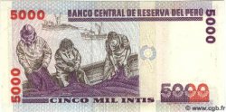 5000 Intis PERU  1988 P.137 UNC
