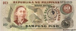 10 Piso FILIPINAS  1981 P.167a FDC