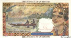 20 NF sur 1000 Francs Union Française ISOLA RIUNIONE  1971 P.55b FDC