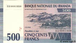 500 Francs RUANDA  1994 P.23 ST