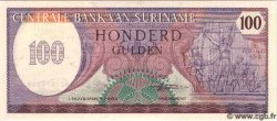 100 Gulden SURINAM  1985 P.128b ST