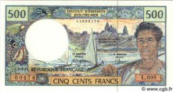 500 Francs FRENCH PACIFIC TERRITORIES  1992 P.01b ST