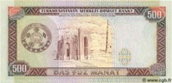 500 Manat TURKMENISTáN  1995 P.07b FDC