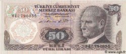 50 Lira TÜRKEI  1970 P.188 ST