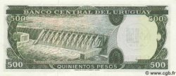 0,50 Nuevo Pesos sur 500 Pesos URUGUAY  1975 P.054 NEUF