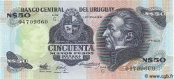 50 Nuevos Pesos URUGUAY  1989 P.061A UNC