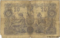 20 Francs TUNISIA  1908 P.02a q.B