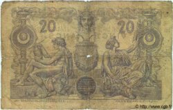 20 Francs TUNISIA  1908 P.02a q.B