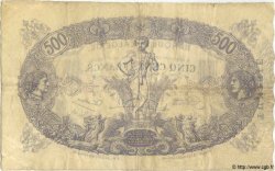 500 Francs TUNISIA  1924 P.05b F+