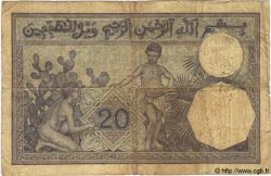 20 Francs TUNESIEN  1920 P.06a fS