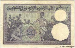 20 Francs TUNISIA  1938 P.06b VF