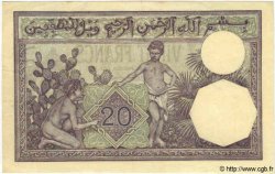 20 Francs TUNESIEN  1941 P.06b VZ
