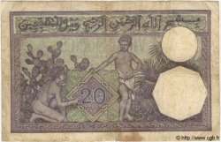 20 Francs TUNESIEN  1941 P.06b fS to S