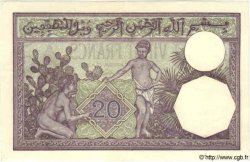 20 Francs TUNESIEN  1941 P.06b VZ