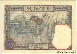 5 Francs TUNESIEN  1933 P.08a fVZ