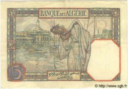 5 Francs TUNESIEN  1939 P.08b fVZ to VZ